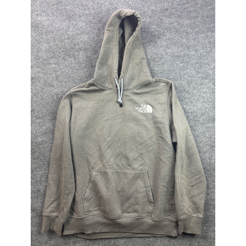 The North Face Hoodie Mens Large Green Never Stop Exploring Box Logo Sweatshirt
